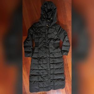 Winter maxi coat, black, Cole haan, petite large